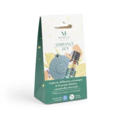 Gifi Bien-Être^Galet diffusion céramique et synergie d'huiles essentielles Sérénité