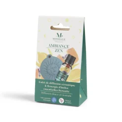 Gifi Bien-Être^Galet diffusion céramique et synergie d'huiles essentielles Sérénité