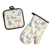 Gifi Gant de cuisine manique motifs chats