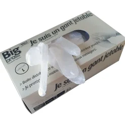 Gifi Entretien Du Linge|Gant en vinyle intérieur poudré taille L x 100