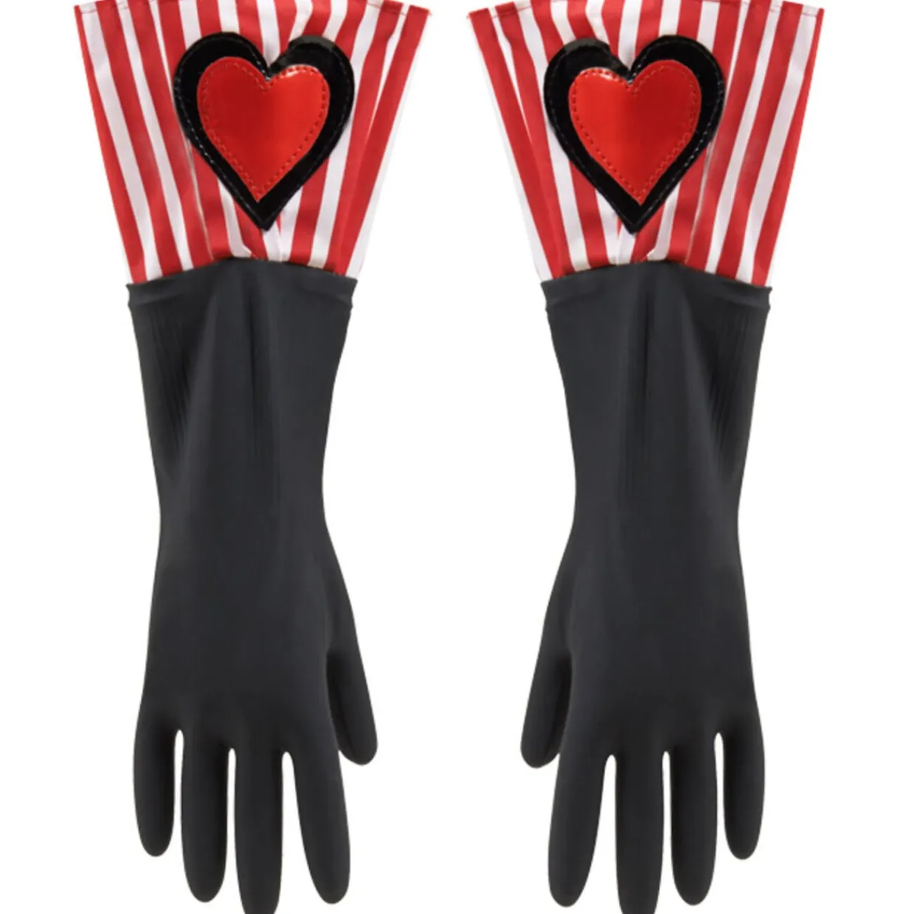 Gifi Entretien Du Linge|Gants de ménage noirs et rouges C'est du Propre