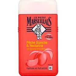 Gifi Beauté^Gel douche Petit Marseillais - Pêche blanche nectarine - 2x 400 ml