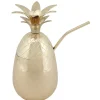 Gifi Gobelet ananas doré avec couvercle