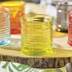 Gifi Gobelet conserve verre jaune 30 cl