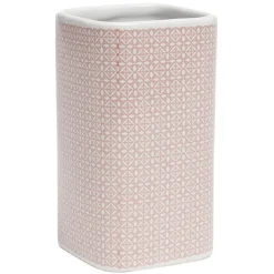 Gifi Aménagement Salle De Bain^Gobelet céramique carreau de ciment rose