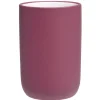 Gifi Aménagement Salle De Bain^Gobelet céramique violet intérieur blanc Ø6,8xH10cm