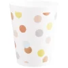 Gifi Gobelet en plastique décor pois multicolore
