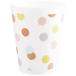 Gifi Gobelet en plastique décor pois multicolore