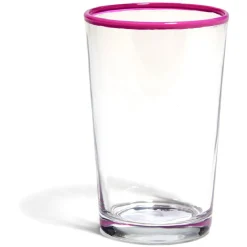 Gifi Gobelet en verre bord coloré 30 cl x 3