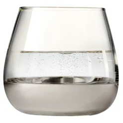 Gifi Gobelet en verre Oksana argenté 31cL x4