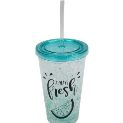 Gifi Gobelet et paille réfrigérant