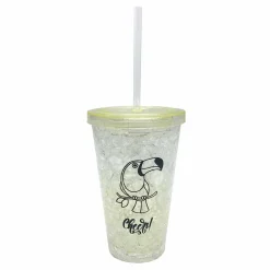 Gifi Gobelet et paille réfrigérant
