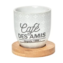 Gifi Gobelet expresso Bistrot du coin 11 cl x4