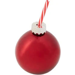 Gifi Gobelet paille boule de noël, 3 coloris