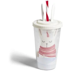 Gifi Gobelet paille Noël 470ml - 2 modèles