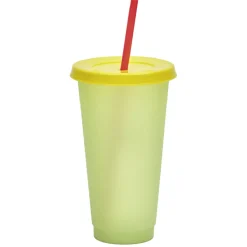 Gifi Gobelet paille plastique