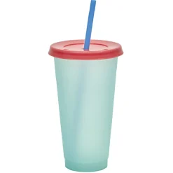 Gifi Gobelet paille plastique