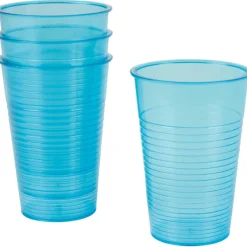 Gifi Gobelet plastique bleu x4