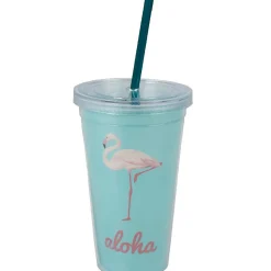 Gifi Gobelet plastique et paille Aloha