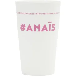 Gifi Gobelet plastique prénom #ANAÏS 33cl