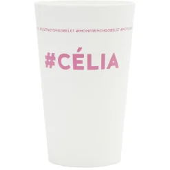 Gifi Gobelet plastique prénom #CÉLIA 33cl