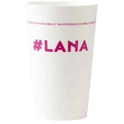 Gifi Gobelet plastique prénom #LANA 33 cl