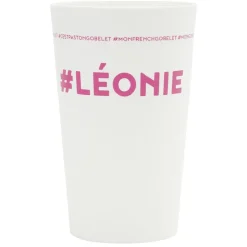 Gifi Gobelet plastique prénom #LÉONIE 33cl