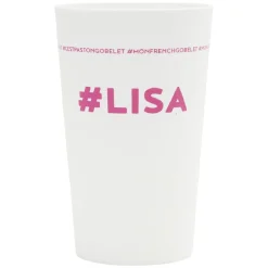 Gifi Gobelet plastique prénom #LISA 33cl