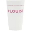 Gifi Gobelet plastique prénom #LOUISE 33cl