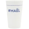 Gifi Gobelet plastique prénom #MAËL 33cl