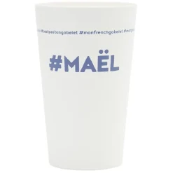 Gifi Gobelet plastique prénom #MAËL 33cl