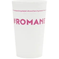 Gifi Gobelet plastique prénom #ROMANE 33cl