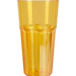 Gifi Gobelet plastique rigide orange transparent