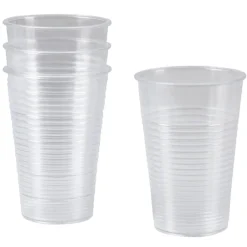 Gifi Gobelet plastique transparent x4