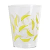 Gifi Gobelet plastique transparent décor banane