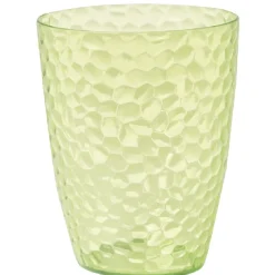 Gifi Gobelet plastique vert martelé x6