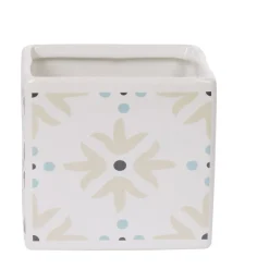 Gifi Aménagement Salle De Bain^Gobelet salle de bain carré blanc design carreau de ciment