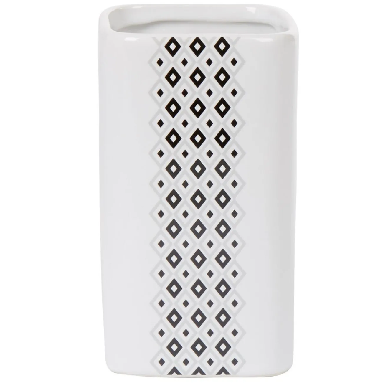 Gifi Aménagement Salle De Bain^Gobelet salle de bain céramique motif nordique noir blanc