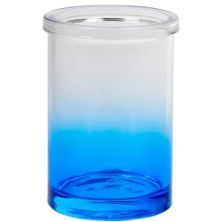 Gifi Aménagement Salle De Bain^Gobelet salle de bain effet tie and die bleu