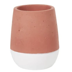 Gifi Aménagement Salle De Bain^Gobelet salle de bain effet béton brique blanc