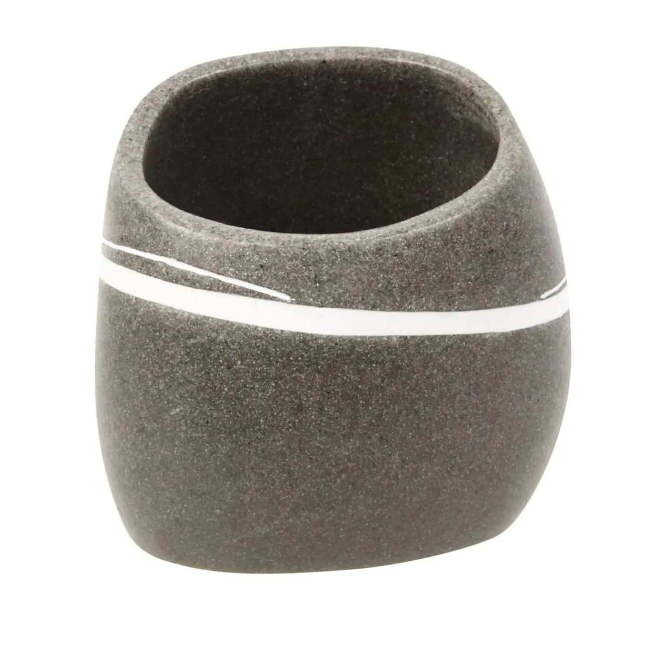 Gifi Aménagement Salle De Bain^Gobelet salle de bain galet gris