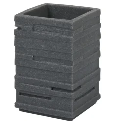 Gifi Aménagement Salle De Bain^Gobelet salle de bain imitation pierre grise