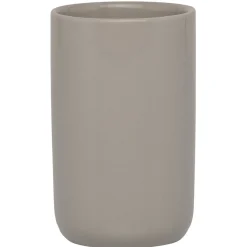 Gifi Aménagement Salle De Bain^Gobelet verre à dent céramique uni taupe