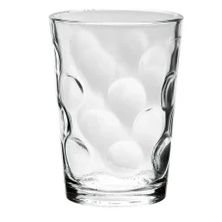Gifi Gobelet verre motif embossé transparent 20 cl x8