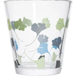 Gifi Gobelet verre motif fleurs 25cl - x3