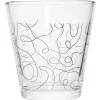 Gifi Gobelet verre motif line art 25cl - x3