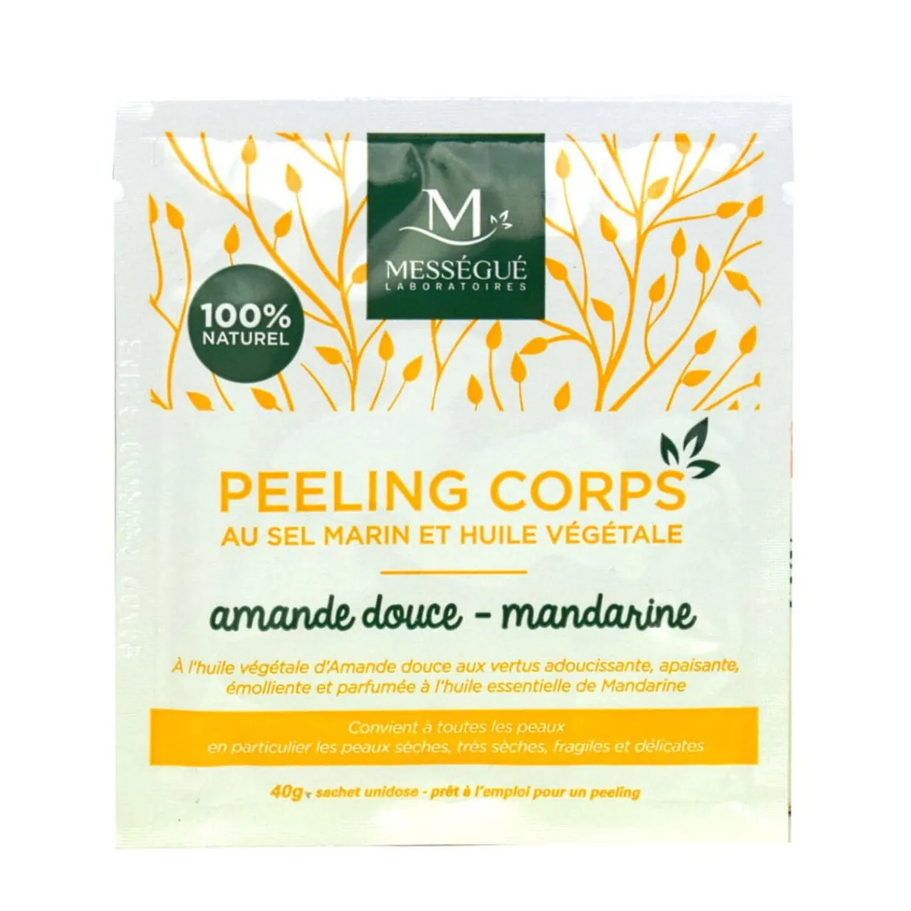 Gifi Beauté^Gommage pour le corps sel marin amande douce et mandarine