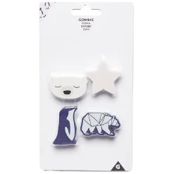 Gifi Beauté^Gomme design banquise x 4