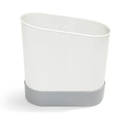 Gifi Égouttoir à couverts plastique gris 17,3x17,3xH9,2cm