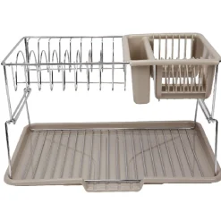 Gifi Entretien Du Linge|Égouttoir 2 en 1 récupérateur d'eau et étagère de cuisine